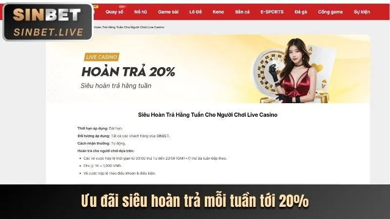 Khuyến mãi nạp lại casino 888top