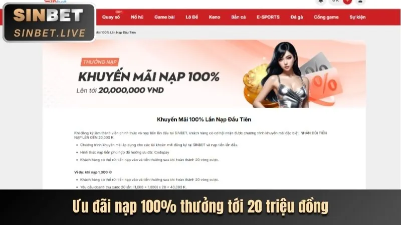 Ưu đãi chào mừng cho người chơi mới 888top